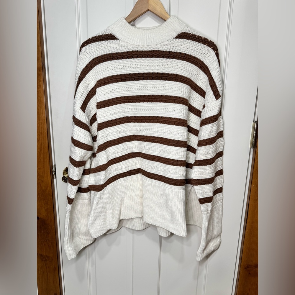 Samsoe Samsoe Striped Knit Sweater— size L, look for measurements in desc